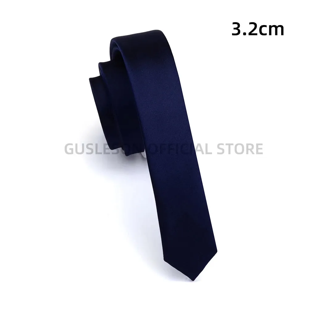 Super Slim Skinny Narrow Tie 3cm