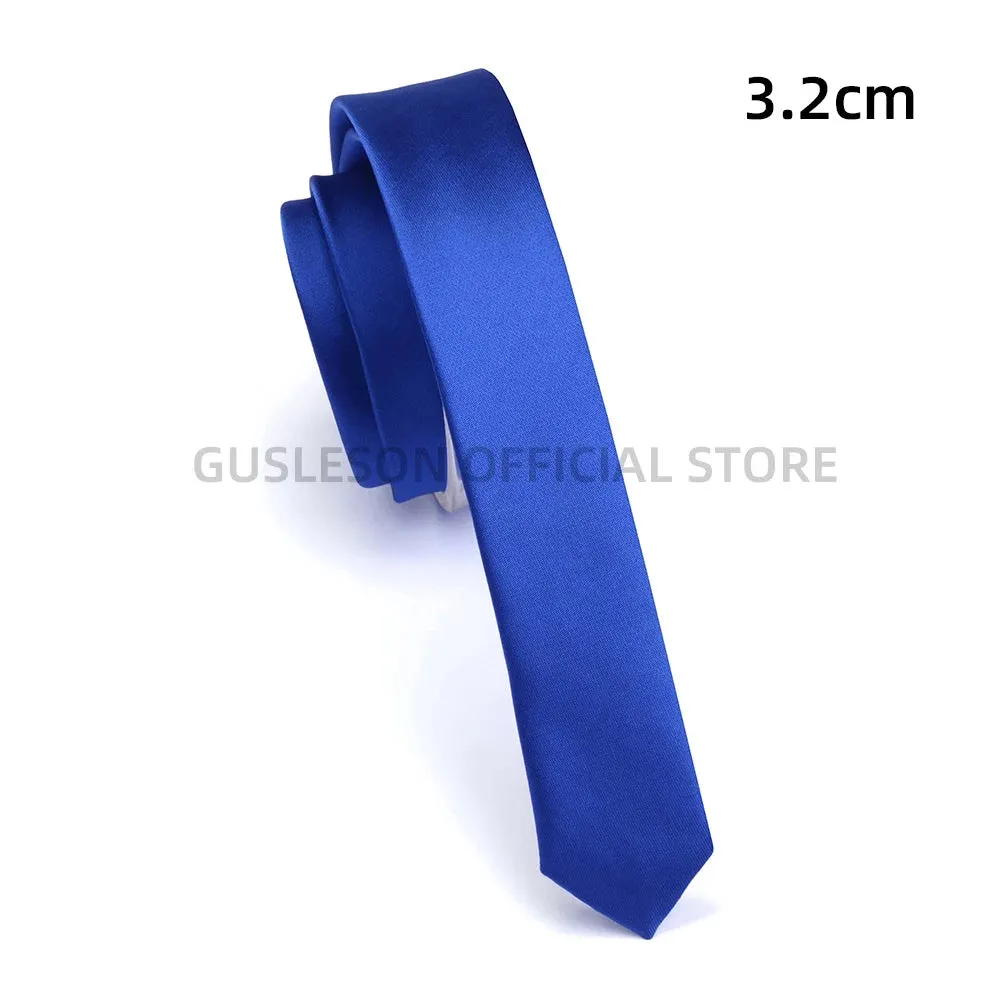 Super Slim Skinny Narrow Tie 3cm