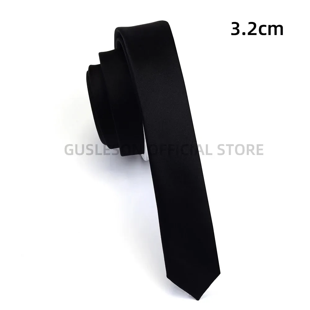Super Slim Skinny Narrow Tie 3cm