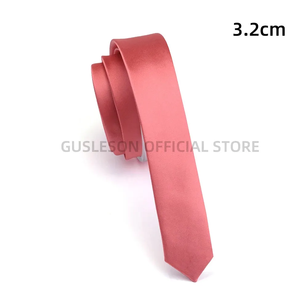 Super Slim Skinny Narrow Tie 3cm
