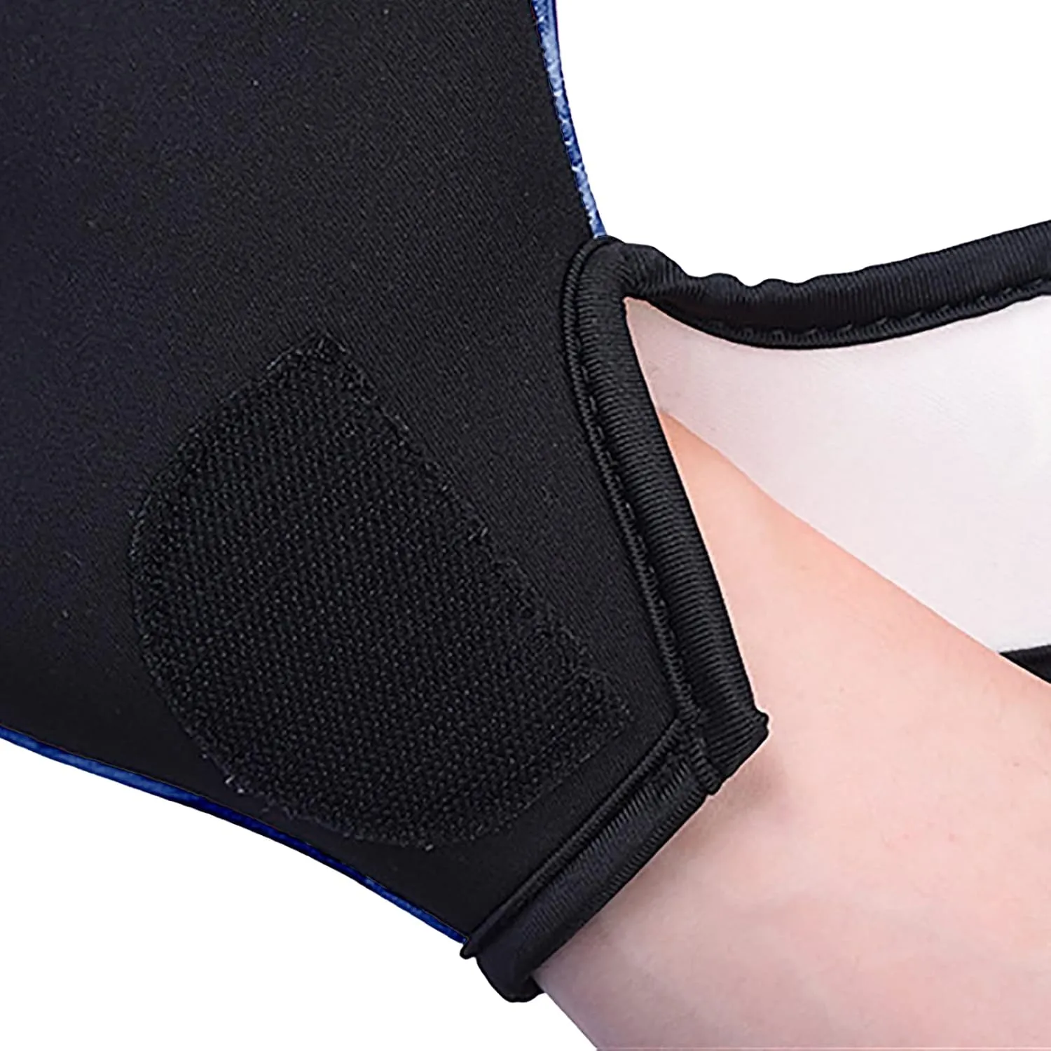 Swimming Gloves Aquatic Webbed Gloves Swim Training Fitness Water Resistance Hand Flippers with Fingers & Adjustable Wrist for Men Women Children
