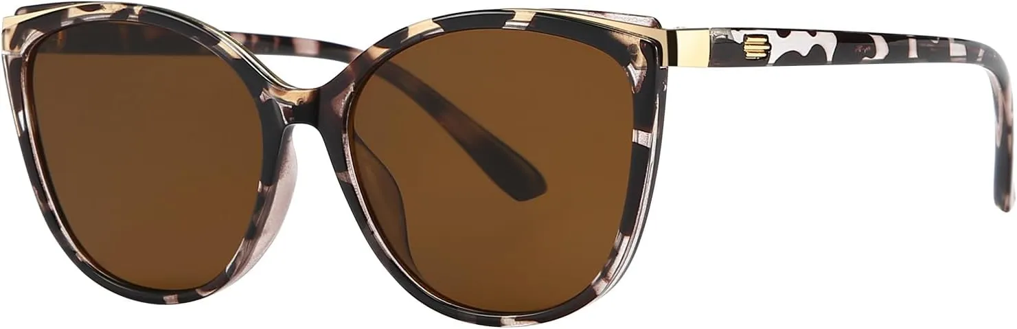 Trendy Cat Eye Sunglasses for Women Fashion Cateye UV400 Protection Glasses CL22017