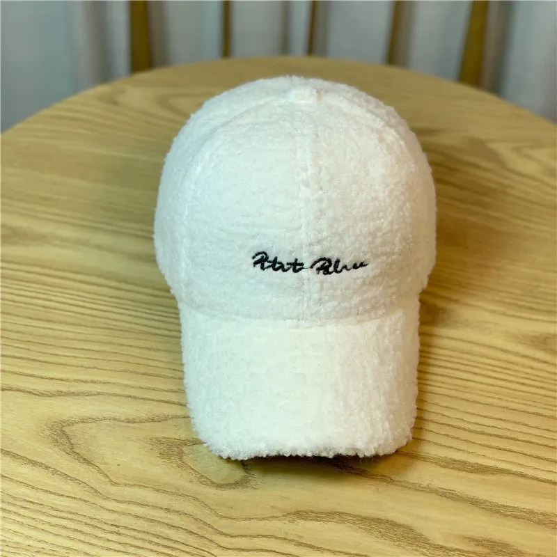 Winter Fashion Plush Baseball Cap