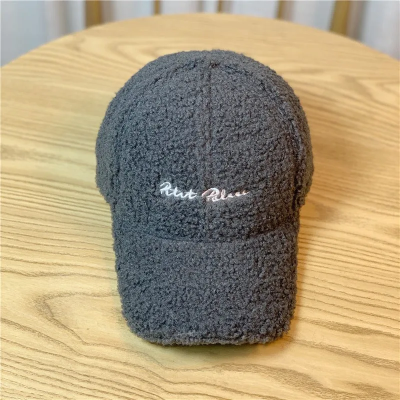 Winter Fashion Plush Baseball Cap