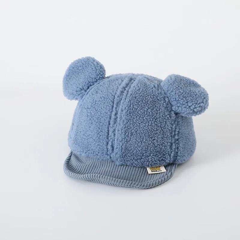 Winter Sherpa Peaked Cap