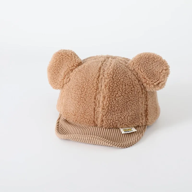 Winter Sherpa Peaked Cap