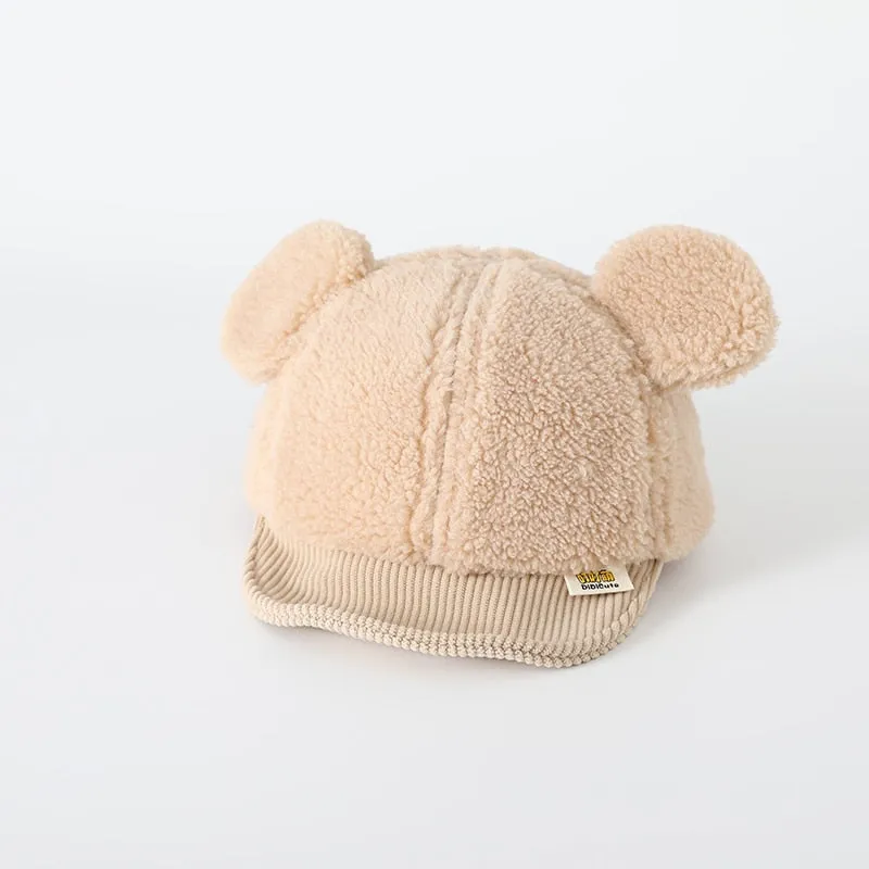 Winter Sherpa Peaked Cap