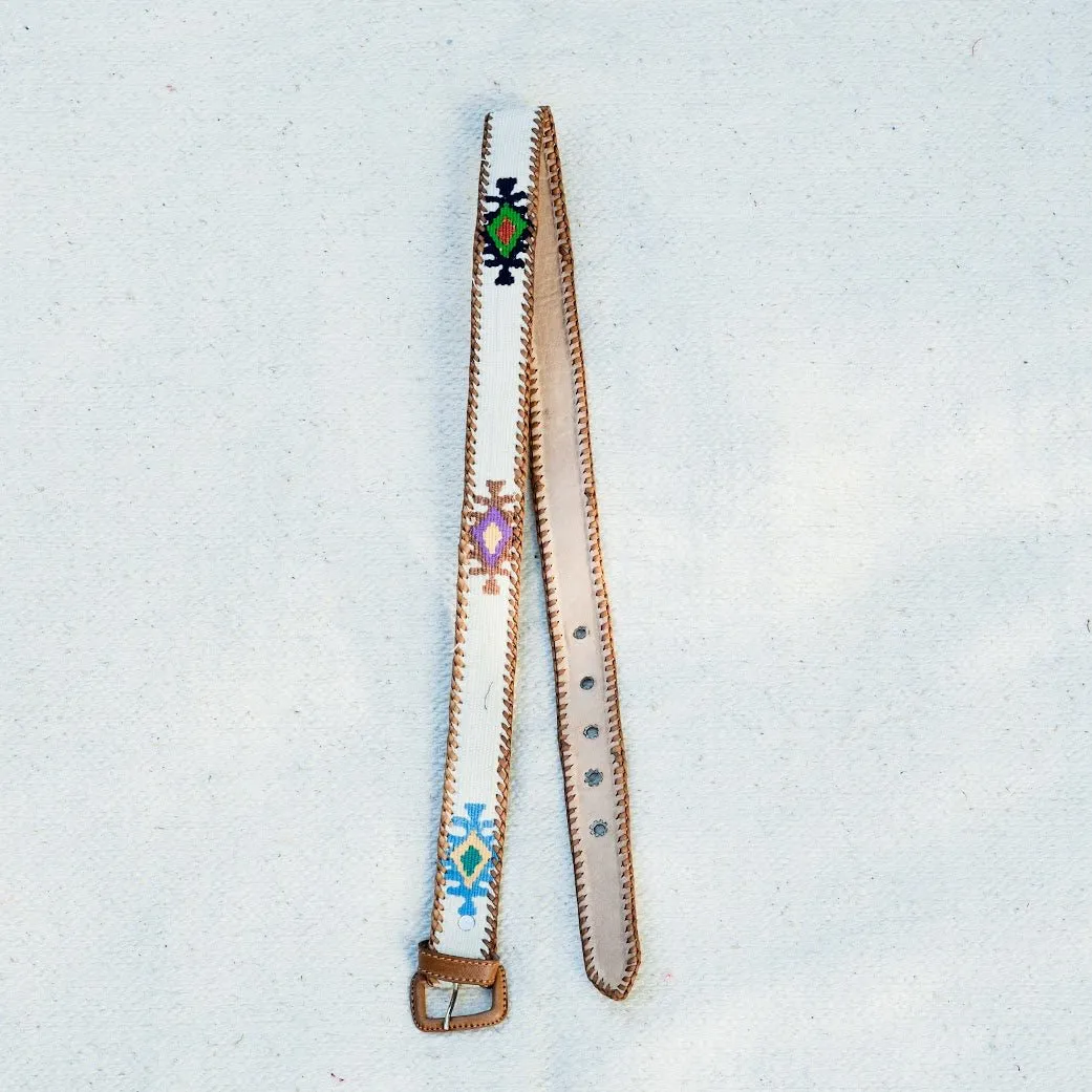Woven Belt - Cream
