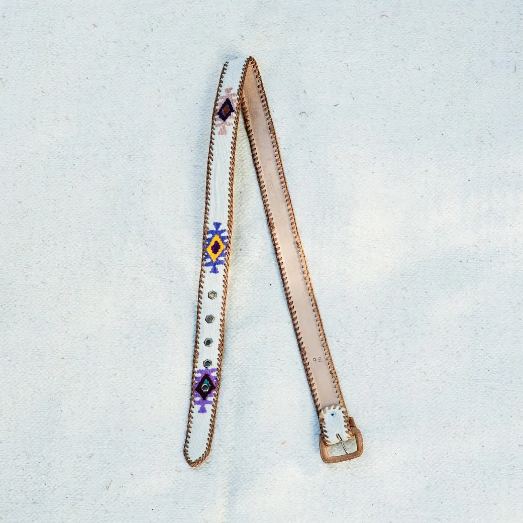 Woven Belt - Cream