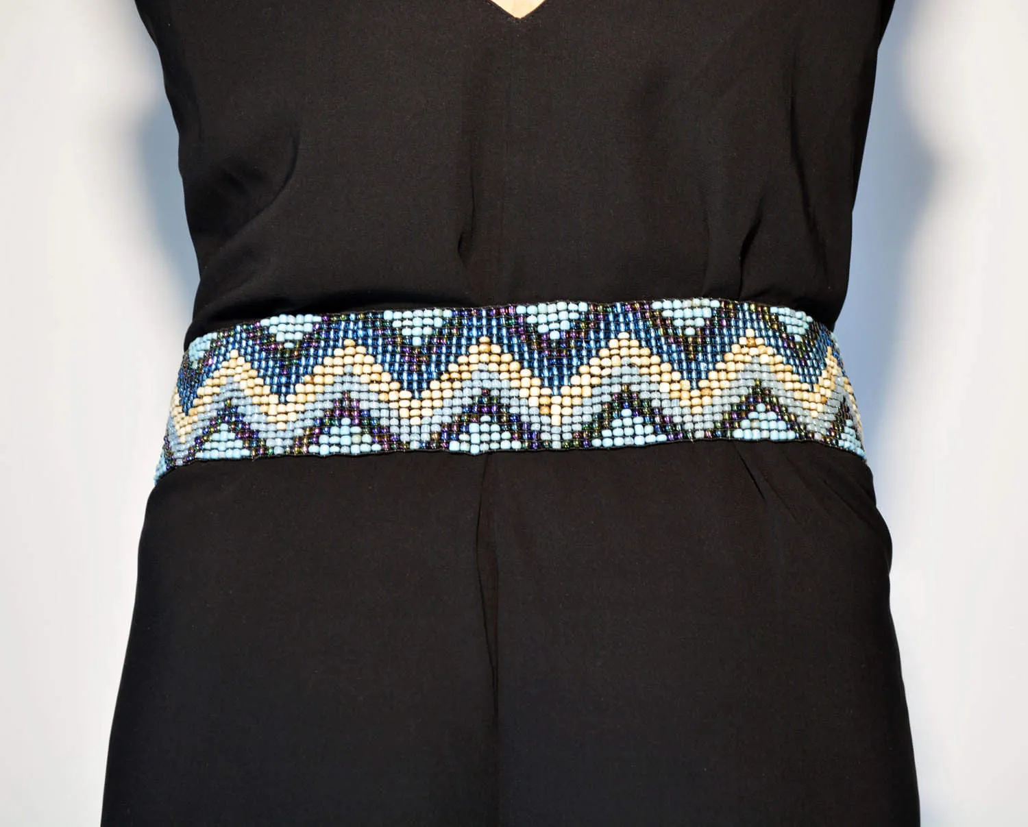 Woven Elastic Belt-Light Blu